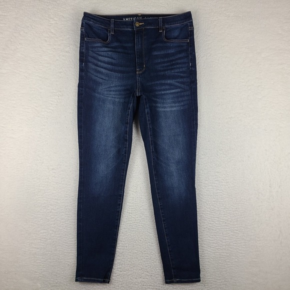American Eagle Outfitters Denim - American Eagle Jeans Womens 14 Blue Highest Rise Jegging 360 Next Level Stretch